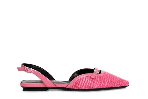 CafèNoir Slingback Paglia Decolleté Donna Osso