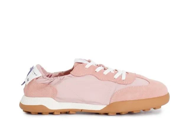CafèNoir Sneakers Donna Nylon Rosa Strass Morbide
