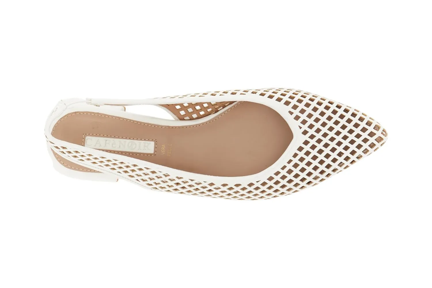 CafèNoir Ballerine Donna Slingback Traforate Effetto Pelle