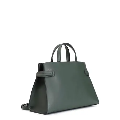 CafèNoir Tote Donna Verde Effetto Bottalato Tracolla