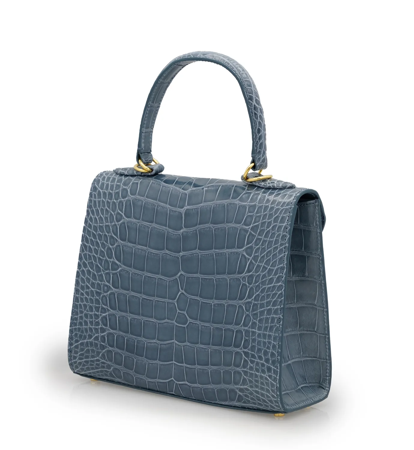 Cardinal Milano First Lady Grey Alligator borsa grigio alligatore