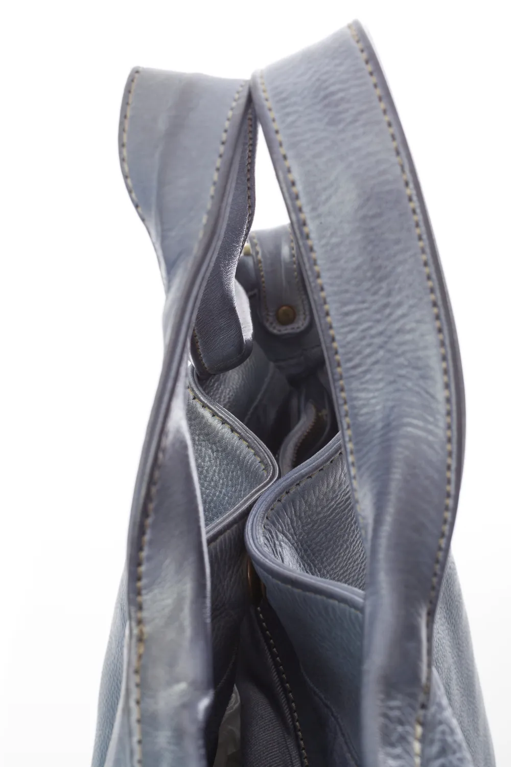 La Via Firenze Unique U007 Ula borsa mano denim pelle