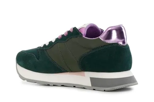 CafèNoir Sneakers Donna Pelle Scamosciata Grigio Lacci