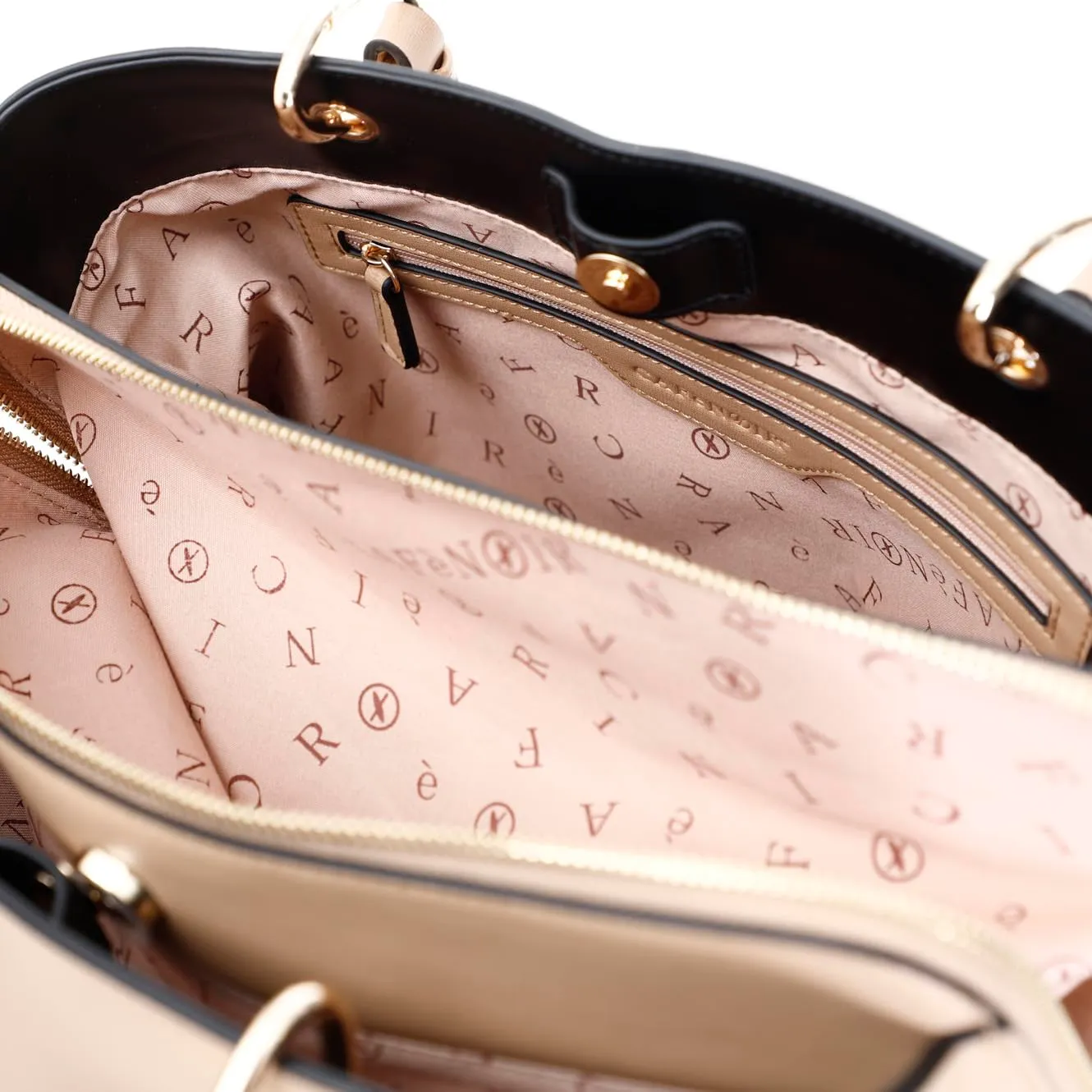 CafèNoir Shopping Anelli Ovali Beige con charm