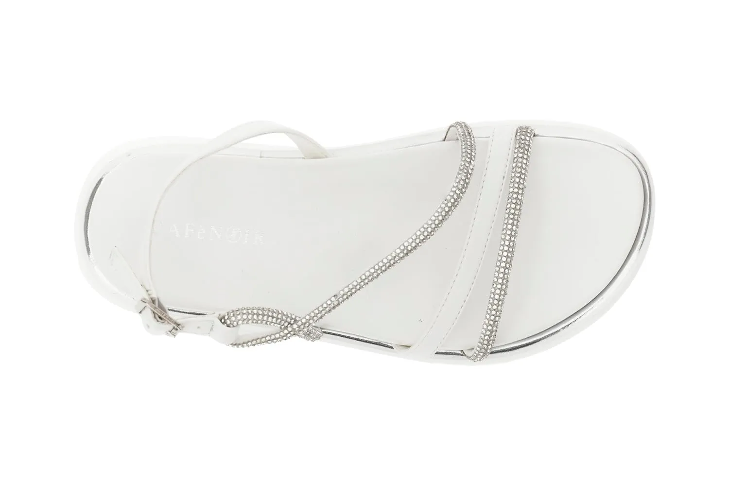 CafèNoir Sandali Strass Donna Bianchi Platform
