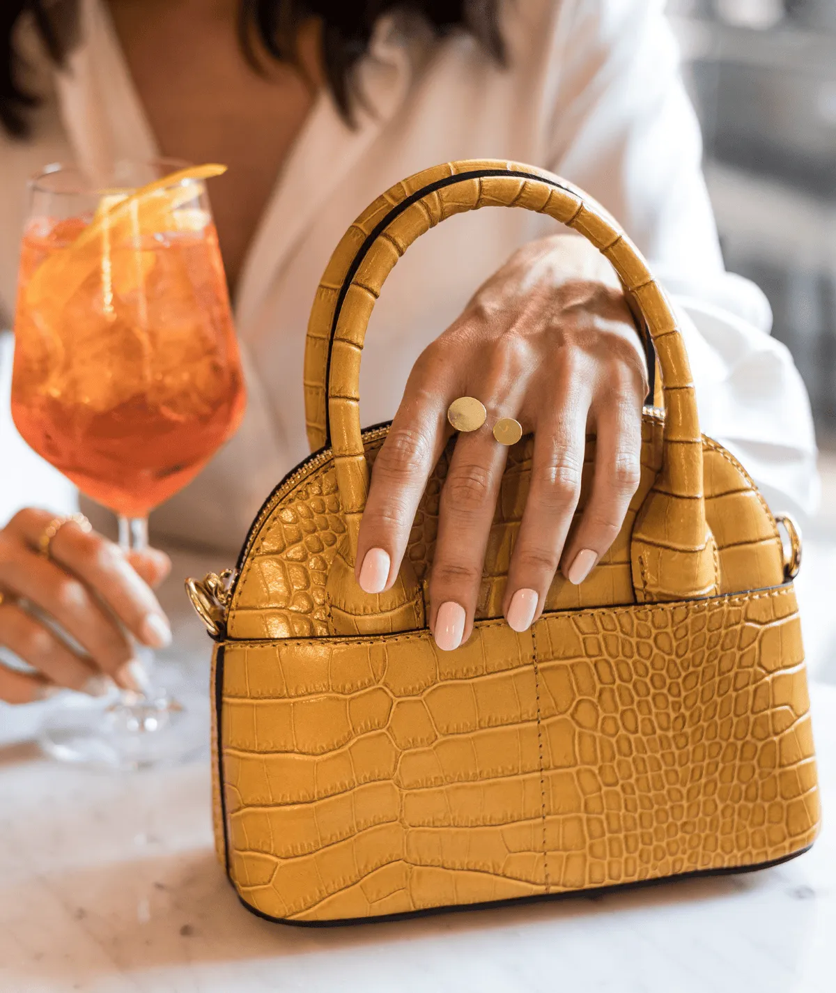 Figus Miami Mini Gold anello oro regolabile