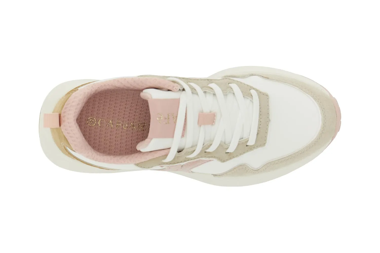 CafèNoir Sneakers Donna Tessuto e Pelle Glitter 37 EU