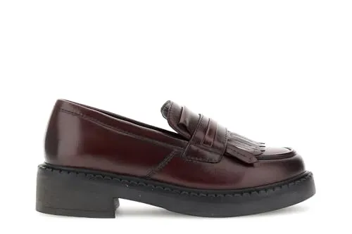 CafèNoir Mocassini Pelle Frange Donna Bordeaux 37 pelle