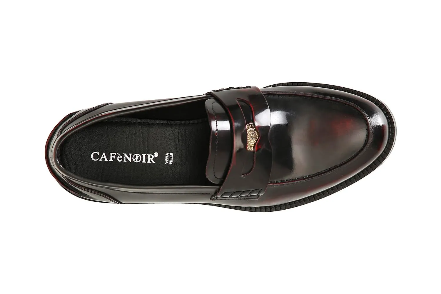 CafèNoir Penny Abrasivata mocassini bordeaux 39