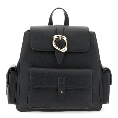 CafèNoir zaino donna grana pattina fibbia nero