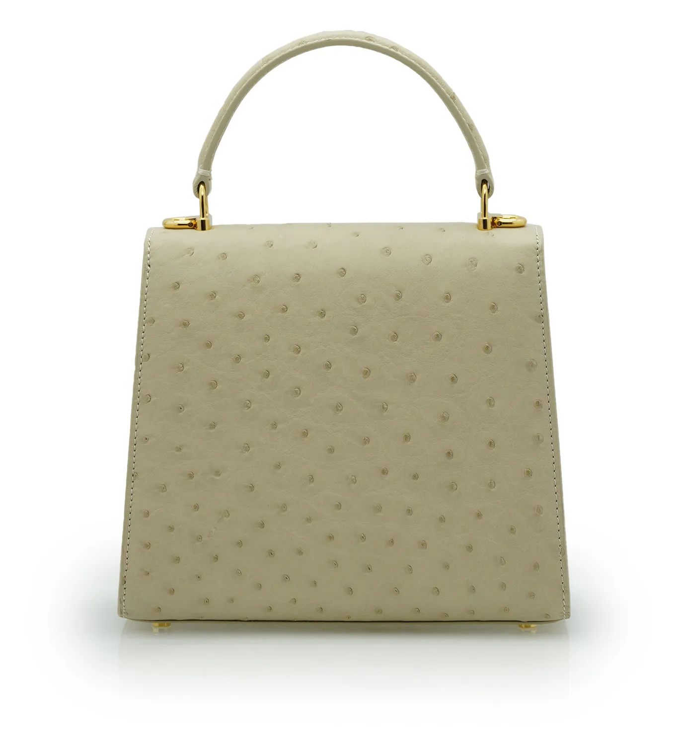 Cardinal Milano Tiffany Beige borsa struzzo beige tracolla