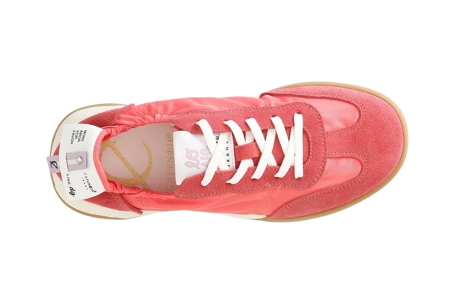 CafèNoir Sneakers Donna Nylon Off White Strass Airy