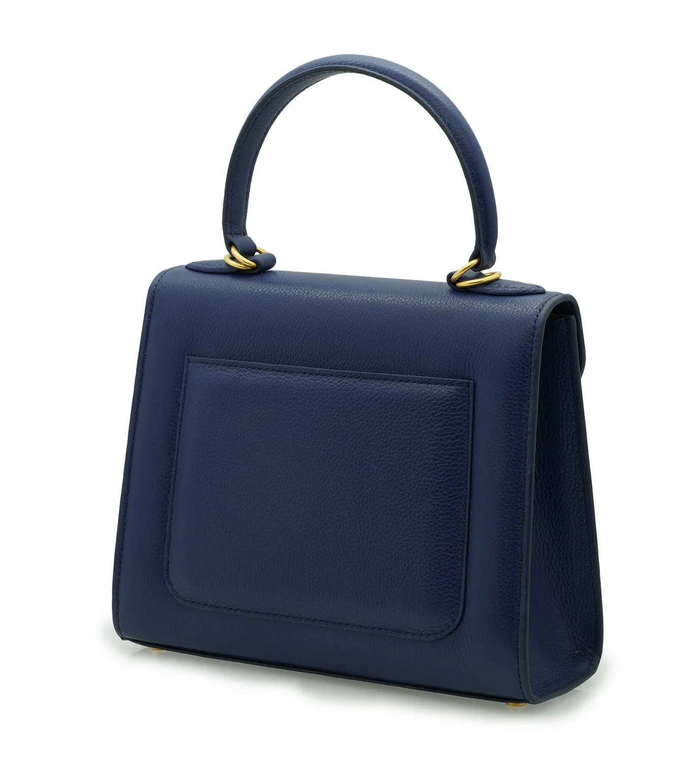 Cardinal Milano First Lady Blue Textured borsa blu martellata
