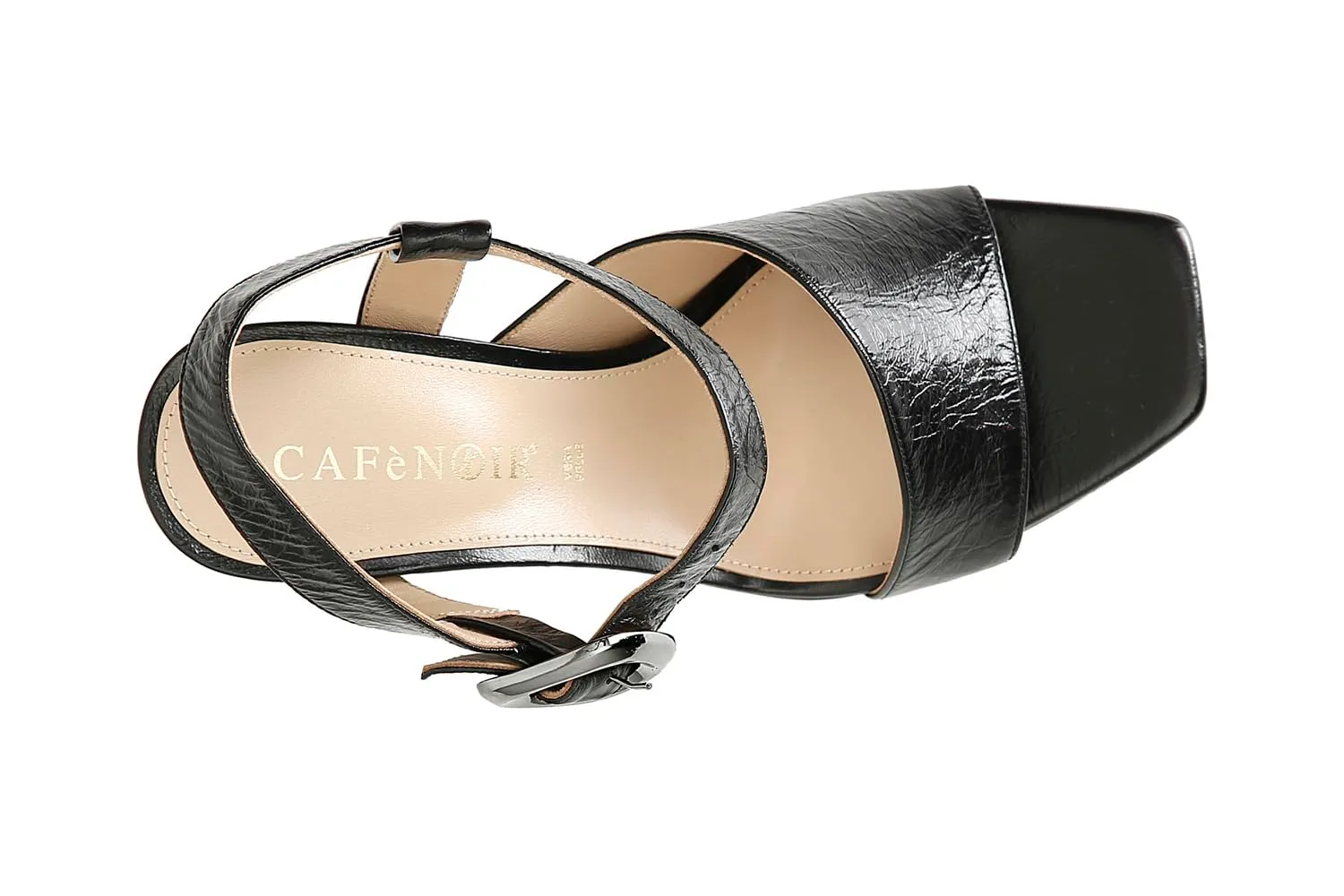 CafèNoir Gilda Sandali Donna Vernice Neri Tacco 8,5 cm 39
