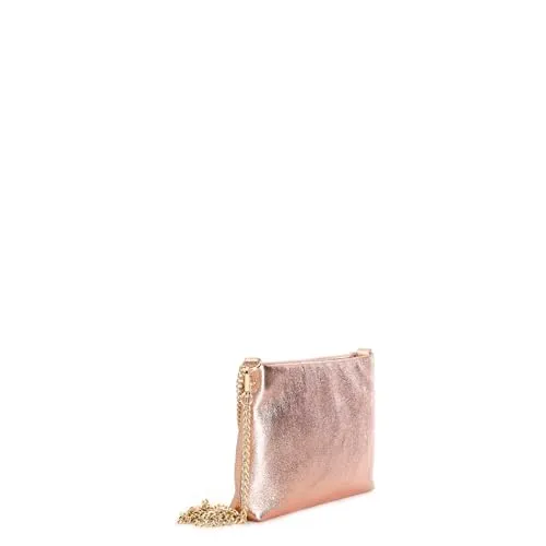 CafèNoir Pochette Pelle Laminata Catena Busta Sera