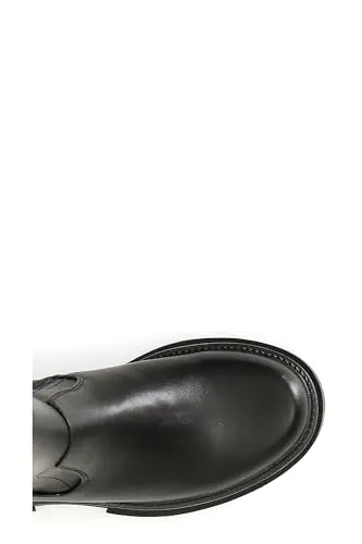 CafèNoir Stivale Donna Nero Similpelle Strass Pelle
