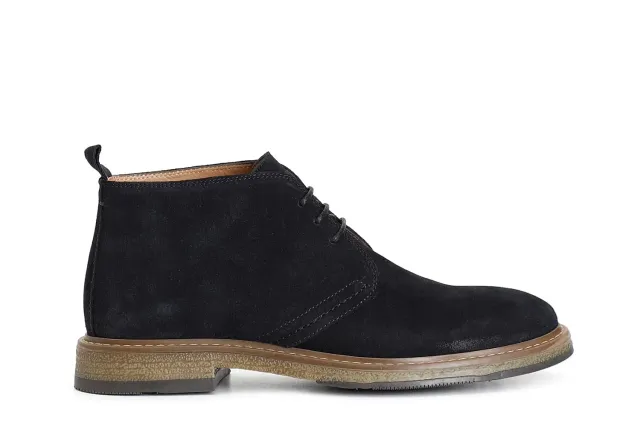 CafèNoir Polacchino Uomo Scamosciato Navy 39