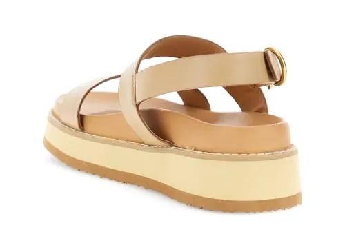 CafèNoir Doppia Fascia sandali pelle donna