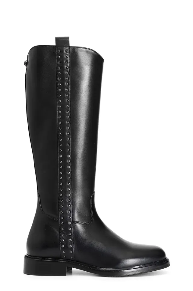 CafèNoir Stivale Donna Pelle con Borchie Laterali