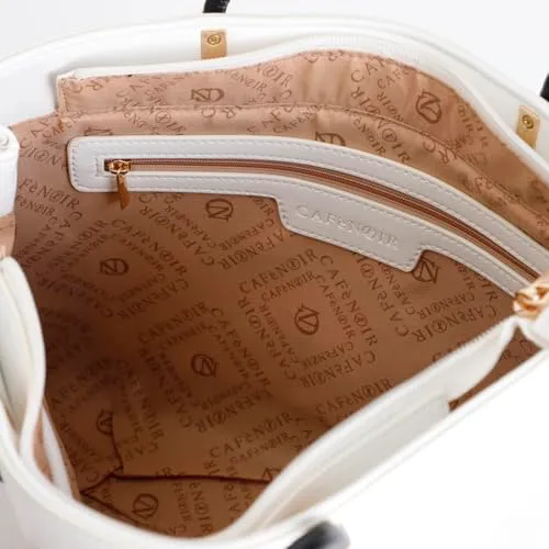 CafèNoir Shopping Bag Donna Bianca Catena