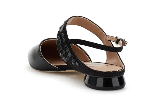 CafèNoir Slingback Nappa slingback nero 36 strass