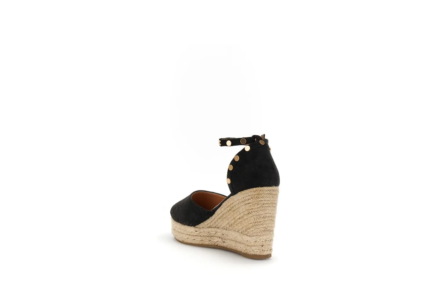 CafèNoir Décolleté Microfibra Donna Nero Borchie
