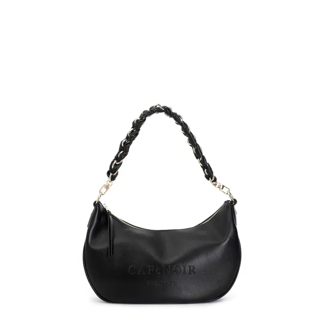 CafèNoir YC0711 sacca nera similpelle catena