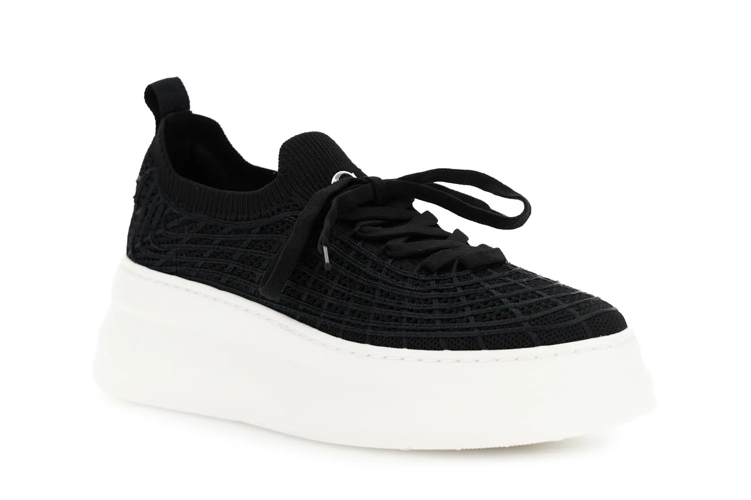CafèNoir Sneakers Slip-on con Lacci Donna Nera 39 EU