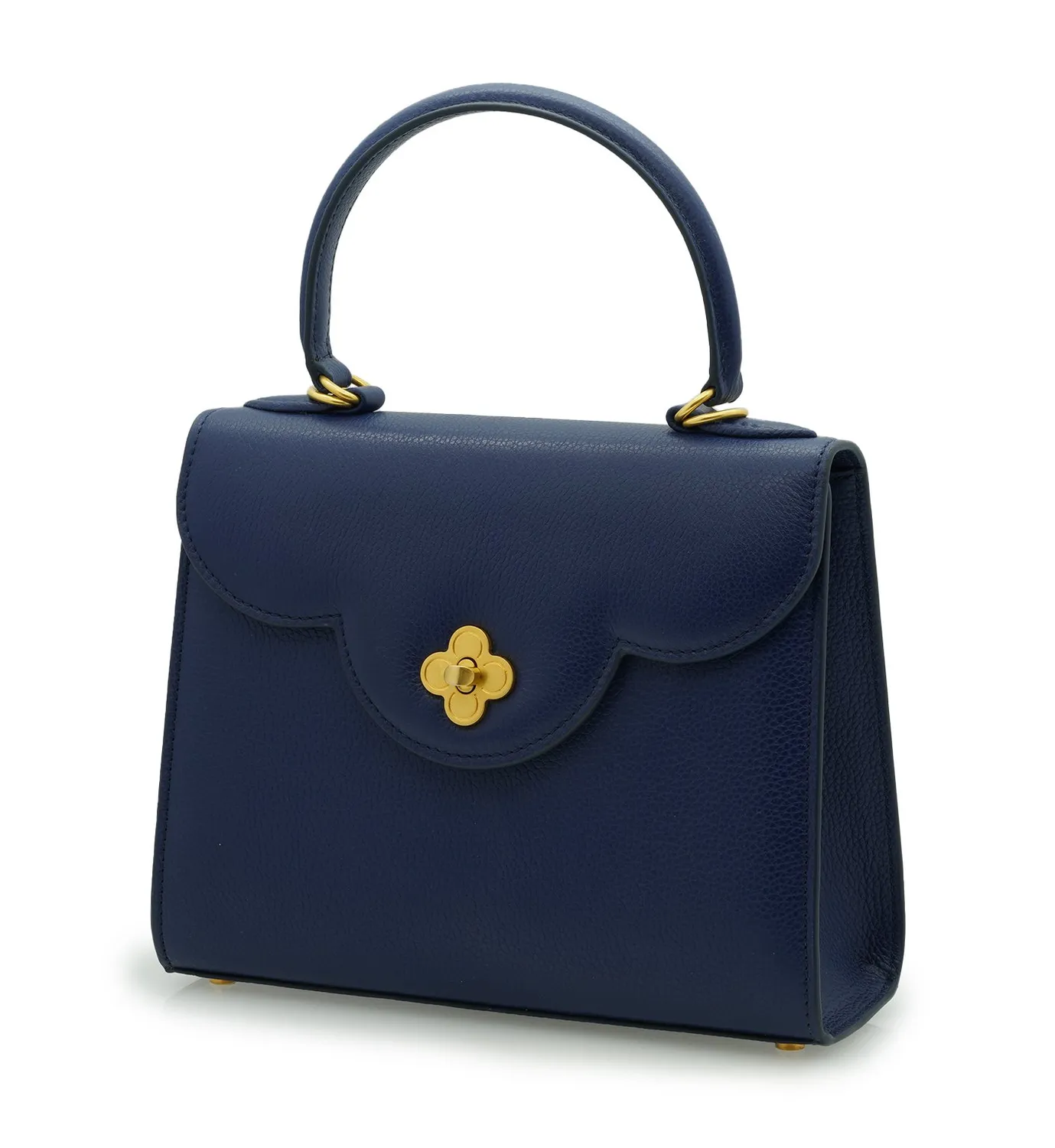 Cardinal Milano First Lady Blue Textured borsa blu martellata