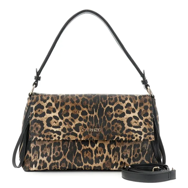 CafèNoir Spalla Pattina Leopardo Borsa a Spalla Animalier