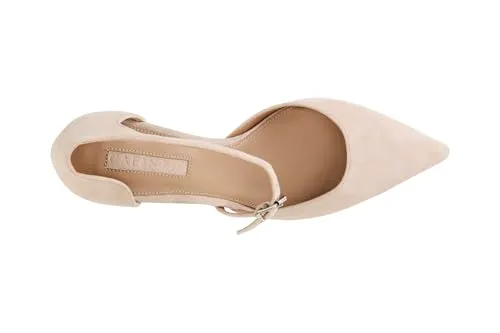 CafèNoir Décolleté Camoscio Incrocio Nude 38 EU Tacco 7 cm