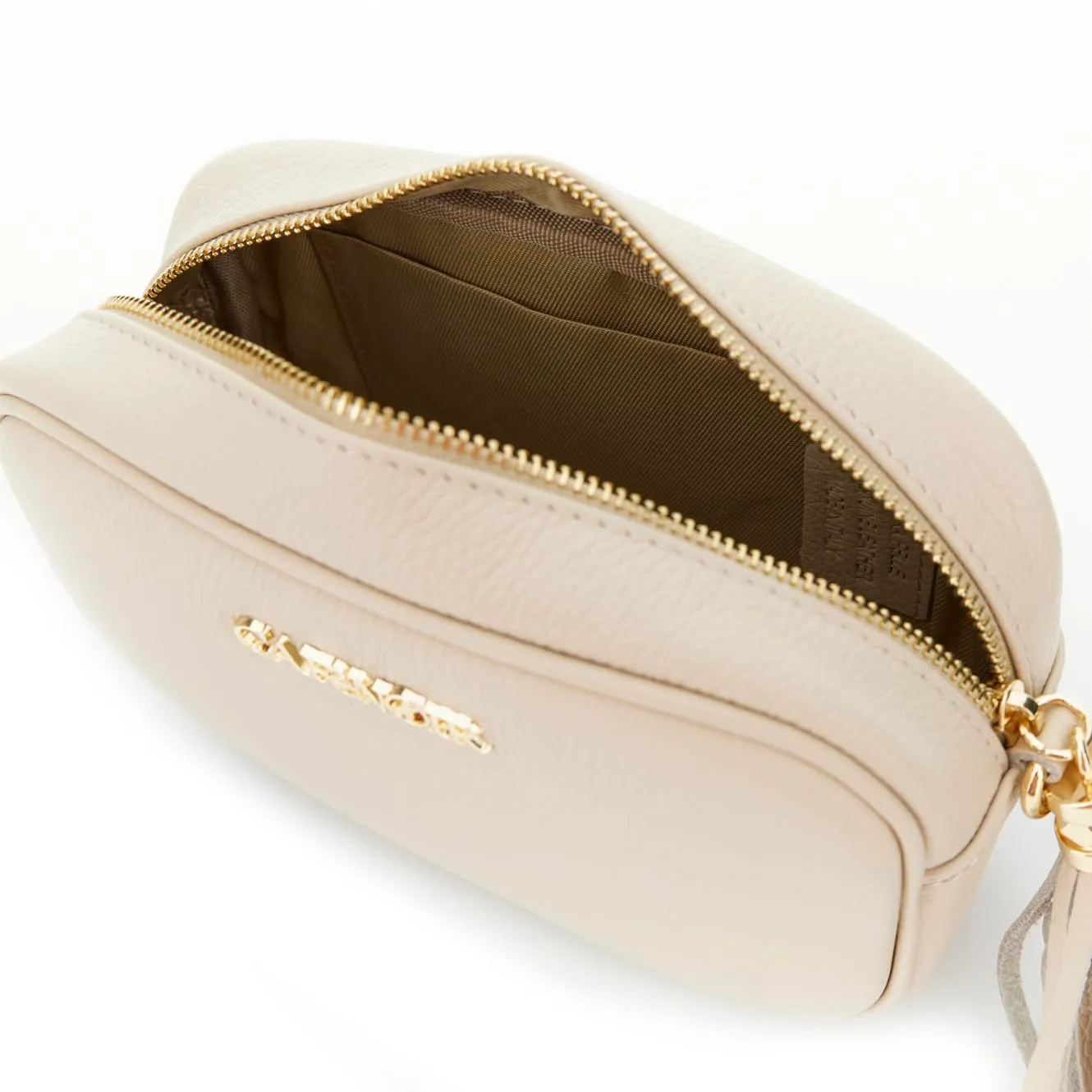 CafèNoir Camera Bag donna pelle martellata nappina