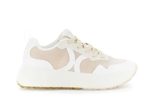 CafèNoir Sneakers Tessuto Donna Bianco Cipria