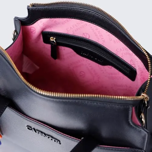 CafèNoir Bauletto Saffiano Charms Bauletto Nero