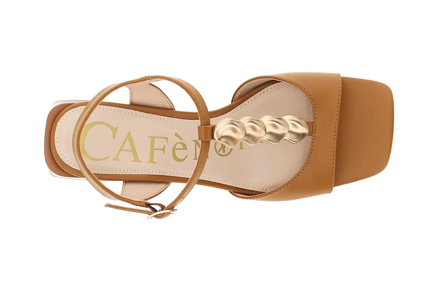 CafèNoir Gilda sandali donna nappa tacco 6 cm