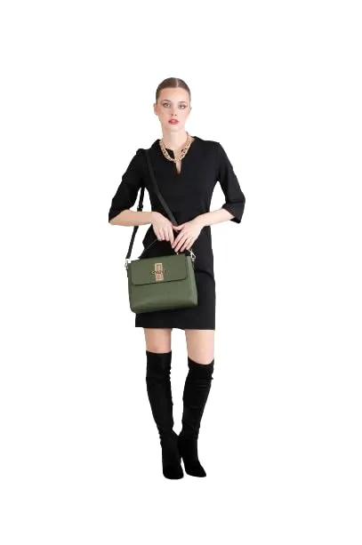 CafèNoir C3NB0503 Bauletto Laserato Verde 28cm