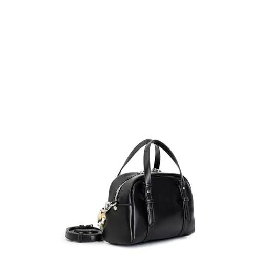 CafèNoir Minibag Nero Tracolla Intrecciata