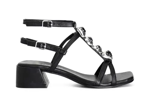 CafèNoir Sandali Pelle T Nero Donna 39 pietre