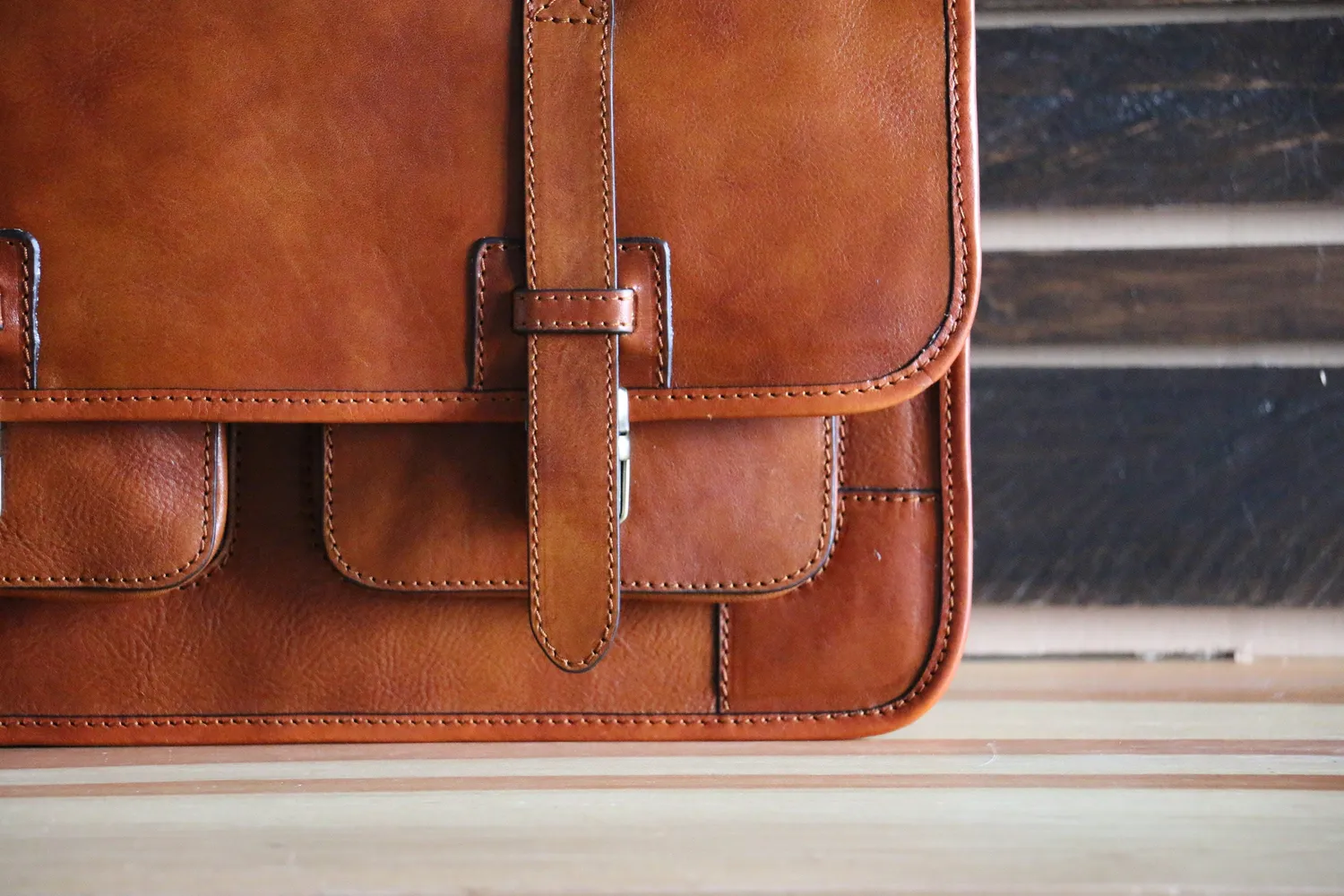 Aigin Milano Cartella Zaino Pelle Convertibile Porta Laptop