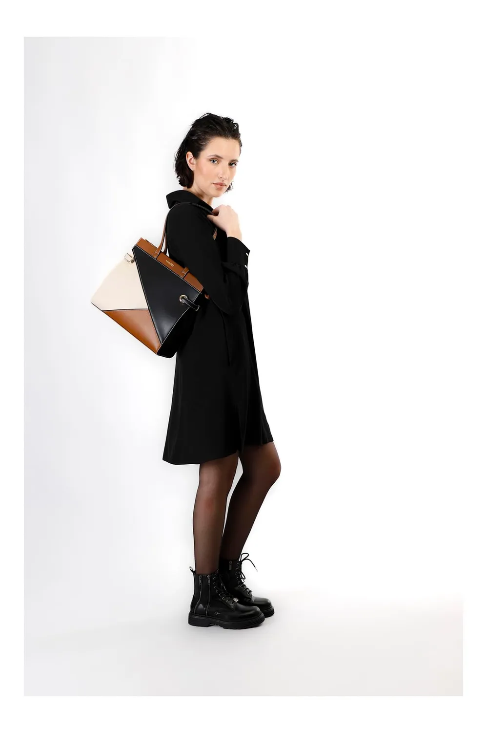 CafèNoir Shopping Patchwork Multicolor Donna