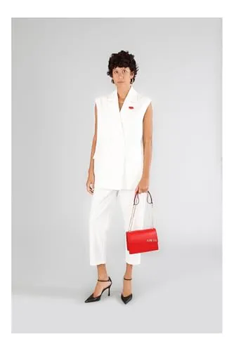 CafèNoir Asimmetrica Borsa a Tracolla Rossa Catena