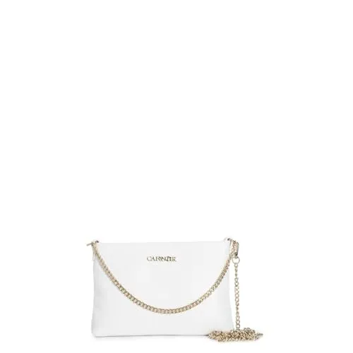 CafèNoir Pochette Pelle Martellata Rossa Catena