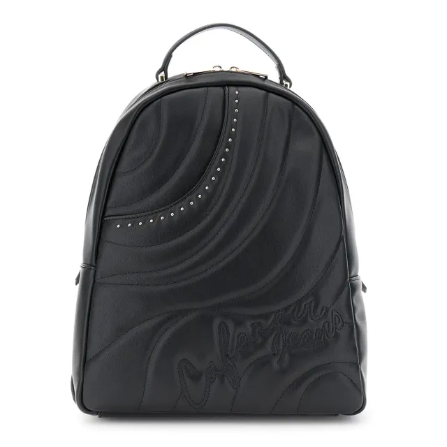 CafèNoir Zaino Trapuntatura Onde Nero Onesize Urban