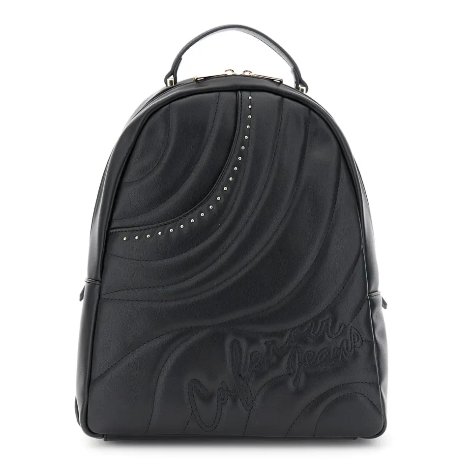 CafèNoir Zaino Trapuntatura Onde Nero Onesize Urban