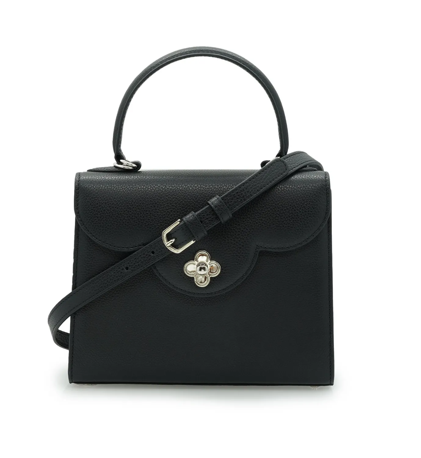 Cardinal Milano First Lady Borsa Mano Vitello Nero