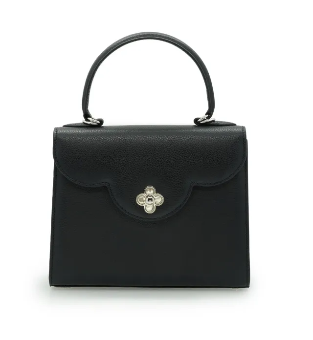 Cardinal Milano First Lady Borsa Mano Vitello Nero