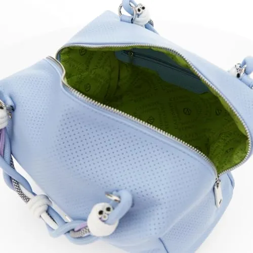 CafèNoir Borsa a mano donna nappa malva traforata