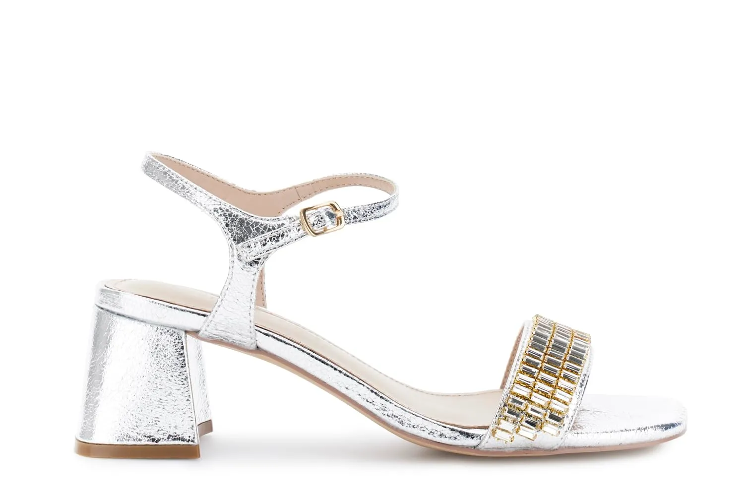 CafèNoir Gilda Sandali Donna Strass Taglia 39 Tacco 6 cm