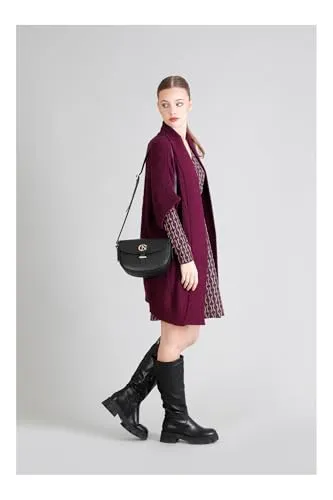 CafèNoir borsa pattina pelle nera calamita