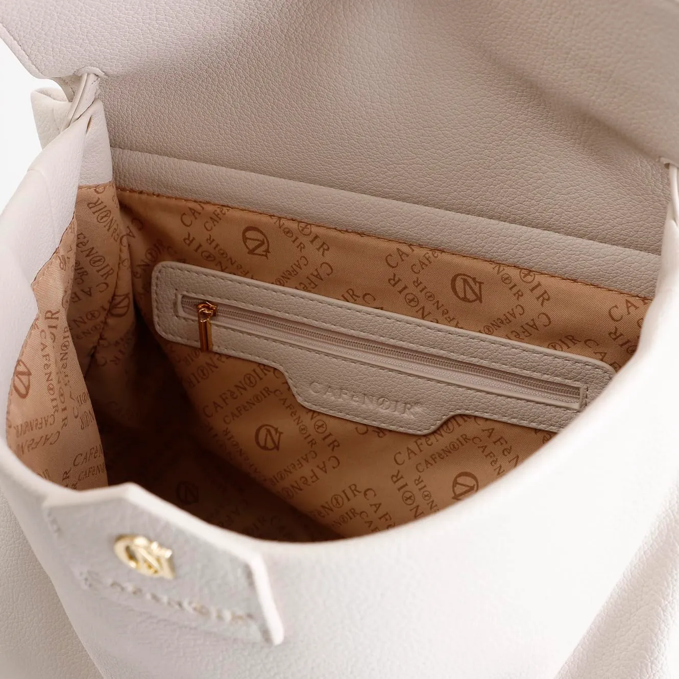 CafèNoir Borsa a Tracolla con Catena Logo Metallo